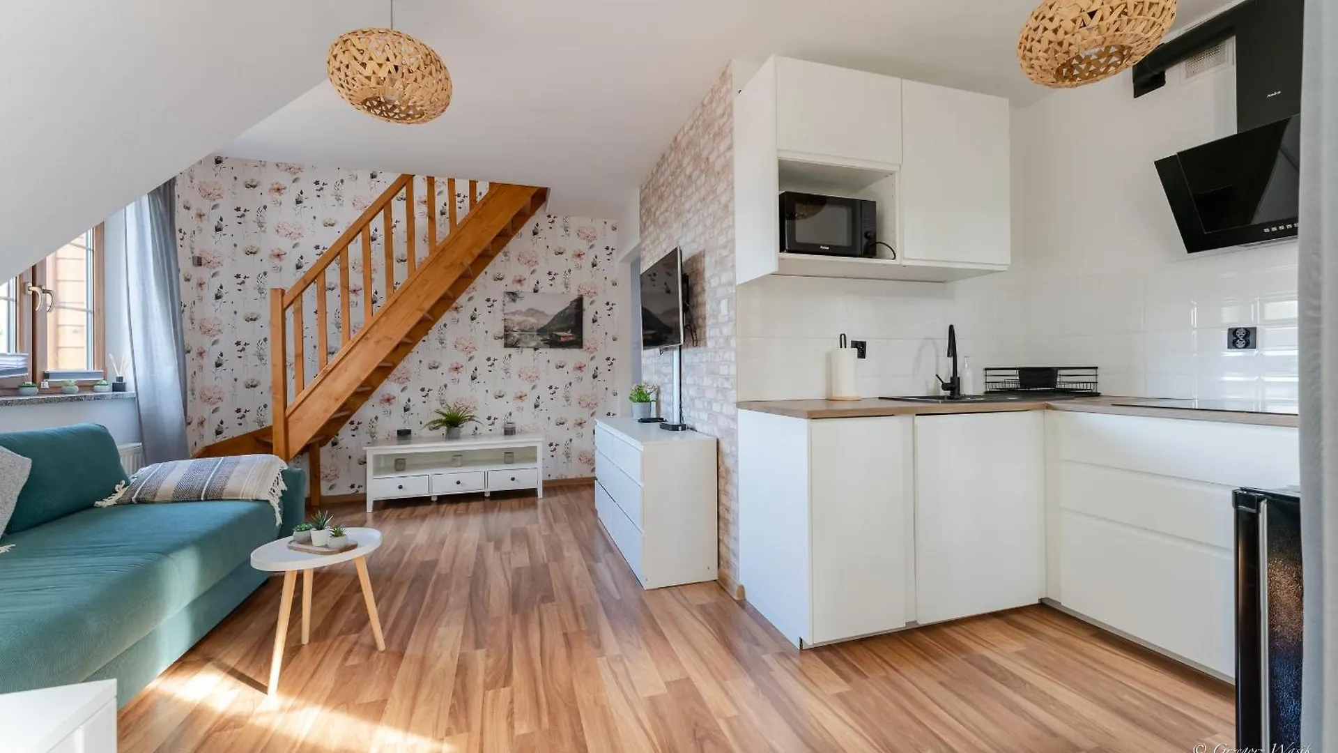 아파트 Apartament Gorska Przystan - Apartament W Spokojnej Okolicy By Apartamenty W Karkonoszach 카르파츠 폴란드