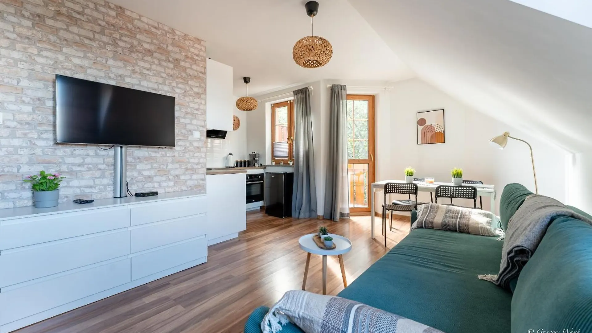 아파트 Apartament Gorska Przystan - Apartament W Spokojnej Okolicy By Apartamenty W Karkonoszach 카르파츠 폴란드
